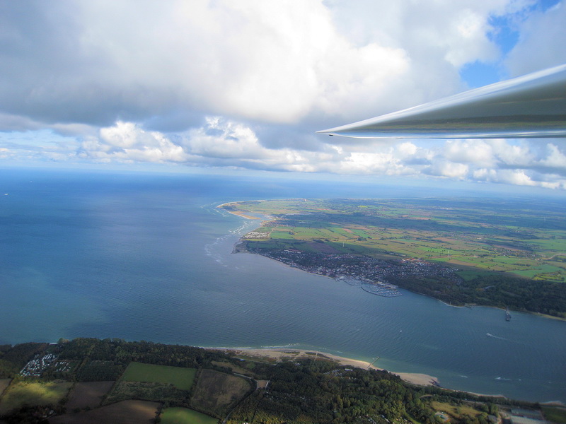 Streckenflug über Schleswig-Holstein